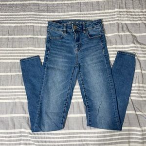 AE high rise jeggings